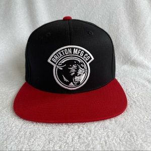 Brixton Black & Red Wildcat Snap Back Hat